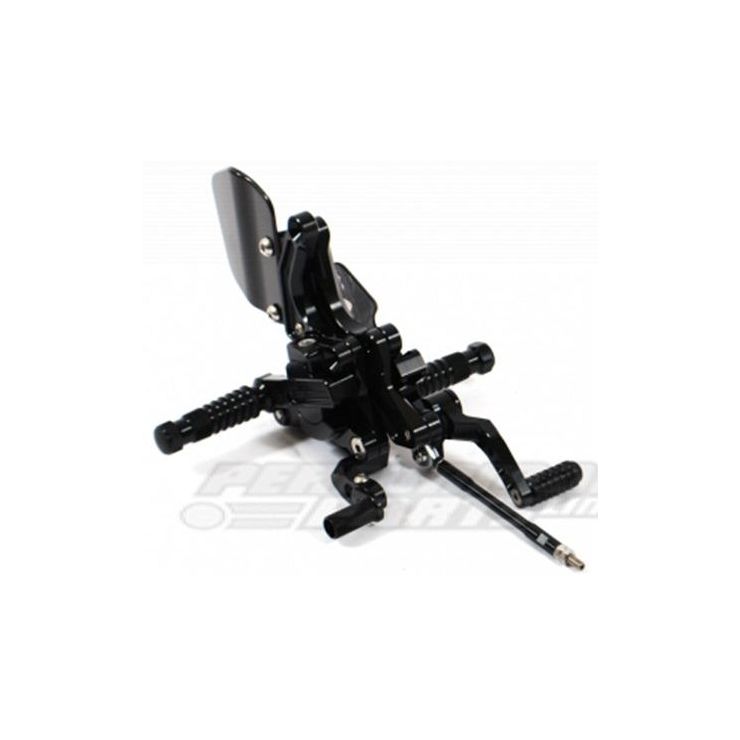 Kawasaki Z1000 + SX 1013 Gilles VCR Adjustable Rearsets Moore Speed